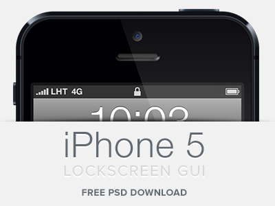 Free iPhone 5 GUI