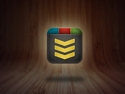 App Icon iOS and Android android app army awards cloth icon ios major retina stripes