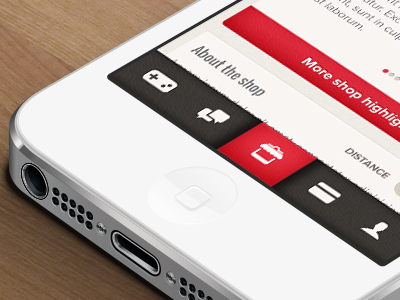 UX Re-Design agency app browse filter iphone 5 melbourne pantone red search shopping ux