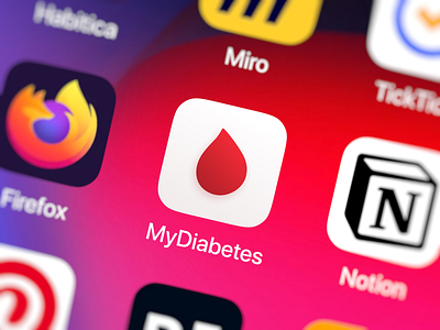 Daily UI #005 • App Icon — Diabetes App