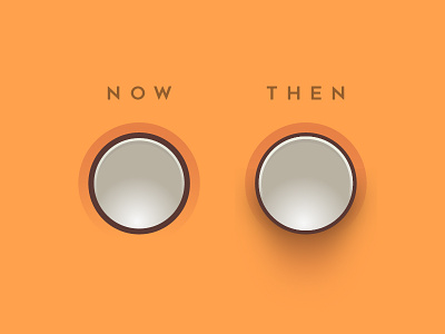 Now & Then - Skeuomorphic button cta minimal now and then on off skeuomorphic switch ui