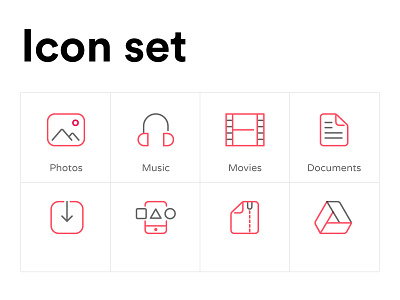 Icon Set - Inside App