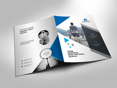 Corporate Bi-fold Brochure Template