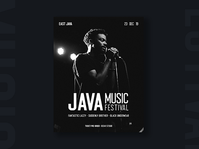 Java Music Festival Poster