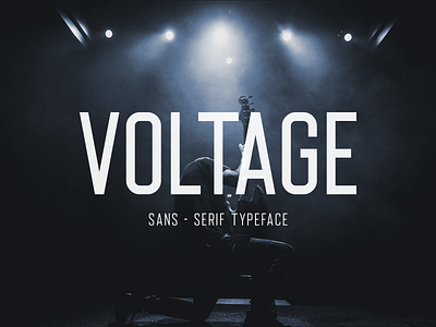 Voltage Sans-Serif Typeface