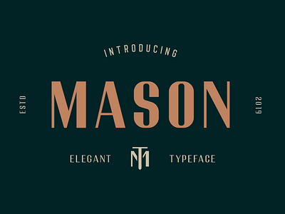 Mason Sans-serif - Elegant Typeface
