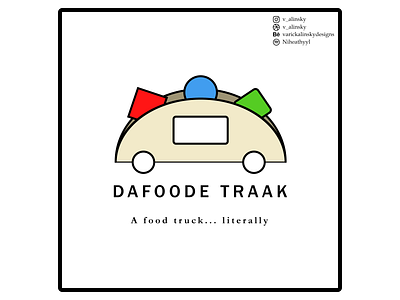 Day 44 - Food Truck Logo #dailylogochallenge