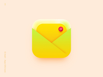 E-mail App iOS Icon icon ui