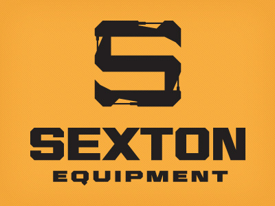 Sexton Construction Equipment Logo construction logo