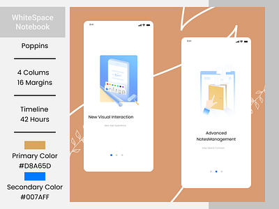 Notebook UI app branding design graphic design notepad ui uidesign