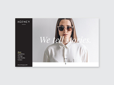 Agency agnecy hero theme web