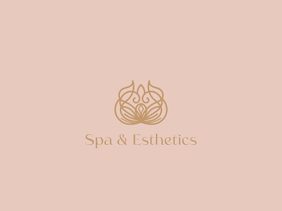 Spa and esthetics logo design