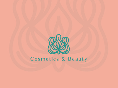 Cosmetics and beauty logo design branding branding logo flower logo icon logo