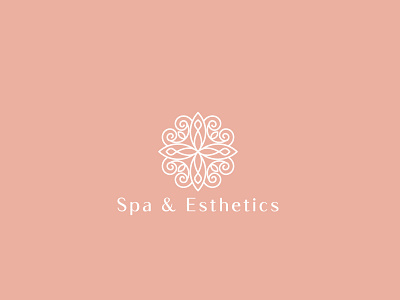 Spa and esthetics logo design branding branding logo flower logo icon