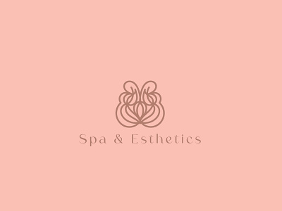 Spa and Esthetics logo design branding branding logo flower logo icon logo