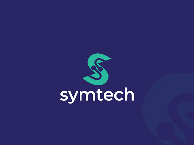 Symtech logo design - S lettermark/ technology branding branding logo icon letter s logo logo s s icon s letter logo s logo ss tech logo technology logo