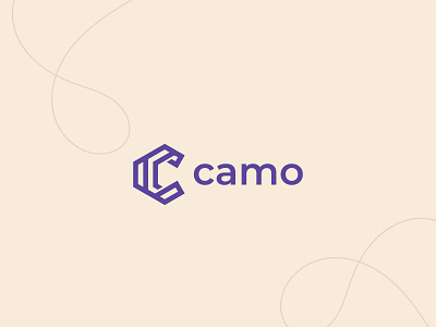 Camo logo design - " C " lettermark logo