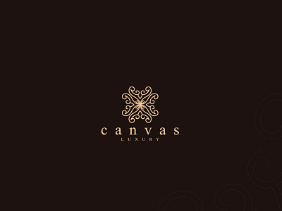 Canvas Luxury logo design - Spa logomark flower