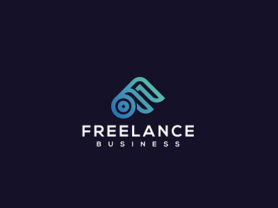 Freelance business logo - FB lettermark