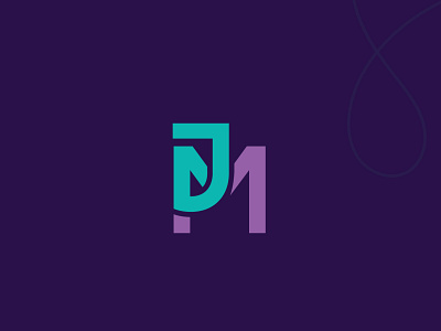 JM lettermark logo branding branding logo graphic design icon j jm jm icon jm letter logo jm logo logo m