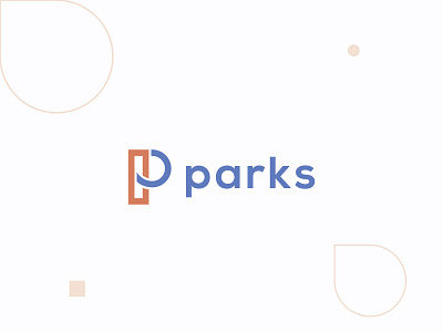 Parks logo design - P lettermark logo