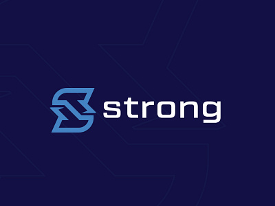 strong logo design - "S" lettermark logo concept branding branding logo graphic design icon letter mark logo letter s logo logo s s icon s letter logo s logo