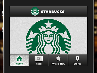 We Are Live app app store coffee ios loyalty app mobile starbucks tab bar