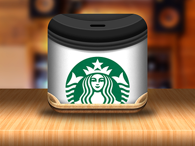Take Away Coffee Cup Icon app app icon coffee cup icon ios loyalty starbucks