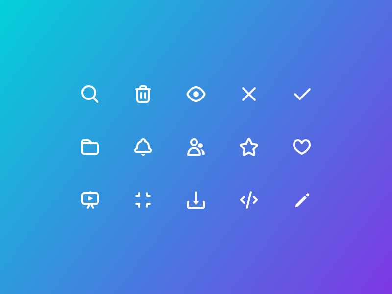 New Icon Style by Marty Lofberg for Canva on Dribbble