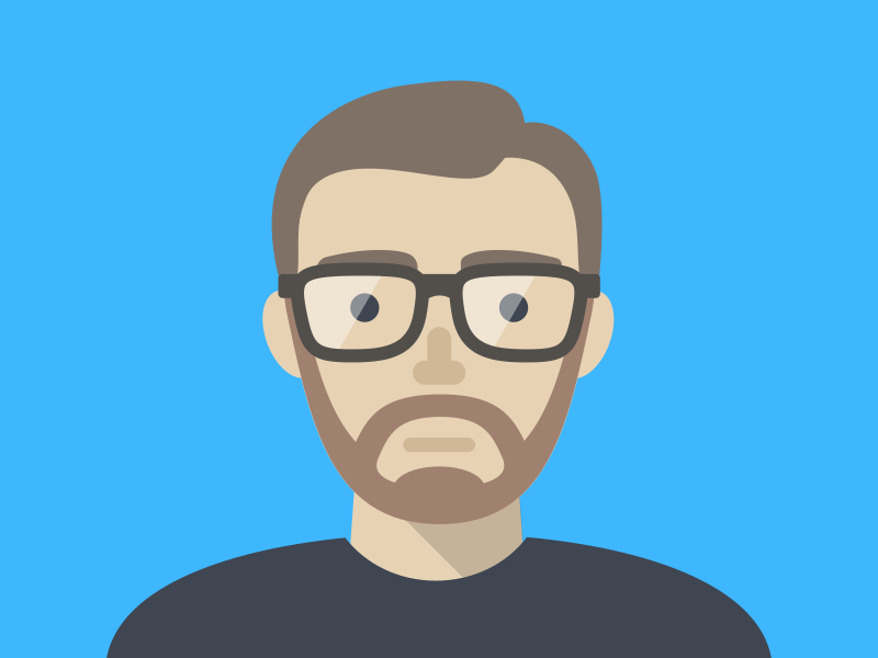 Avatar self portrait by Marty Lofberg for Canva on Dribbble