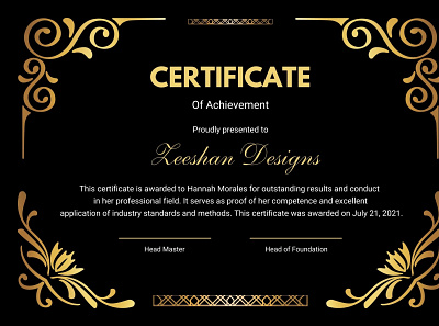 Certificate Design brand brand identity branding certificate