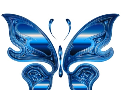 Blue Butterfly design graphic design illustration