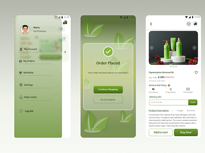 Beauty Product Application app beauty product design ecommerce application figma graphic design herbal application moblie application shopping mobile app