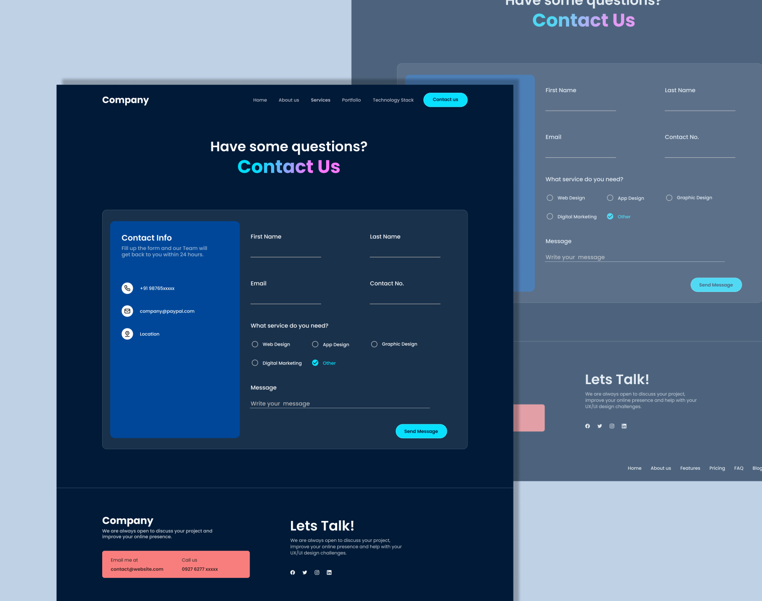 contact-us-page-by-swati-jaswal-on-dribbble