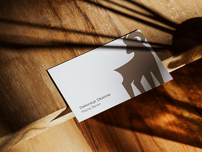 MY LOGO ON BUSINESS CARD MOCKUP animal business card design logo mockup