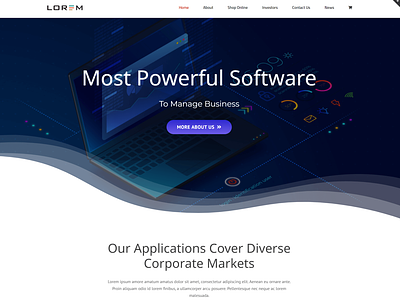 Software Website web design