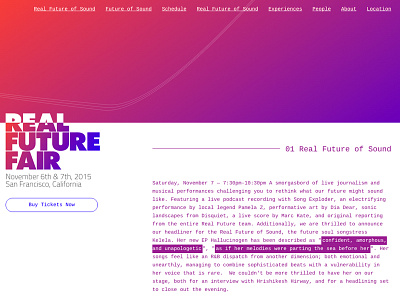 Real Future Fair Site