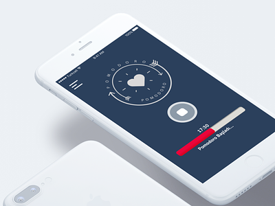 Pomodoro App Design app design ios pomodoro ui