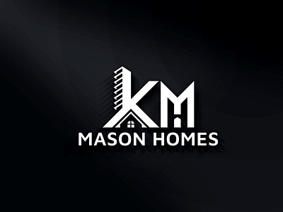 KM Real Estate Logo | Property Agent Logo | Mortgage Broker Logo