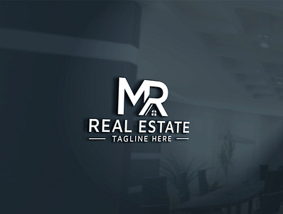 MR real estate property mortgage building construction logo luxury homes logo design mr property mr real estate