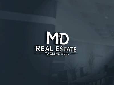 MD real estate property mortgage building construction logo