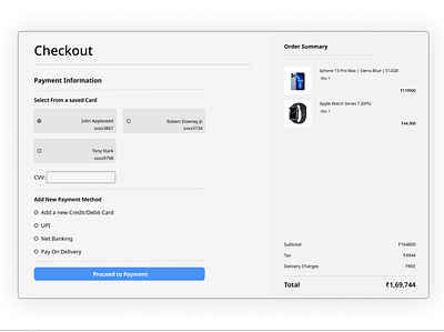 CheckOut Page checkout credit card dailyui ui ux