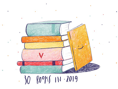 2019 goals - more books book illustration procreate read