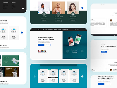 Rexmbl Xrom | Medicine E-commerce app design doctor ecommerce medical medicine ui ux web