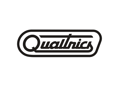 Retro Qualtrics design graphic graphic design logo qualtrics type vector