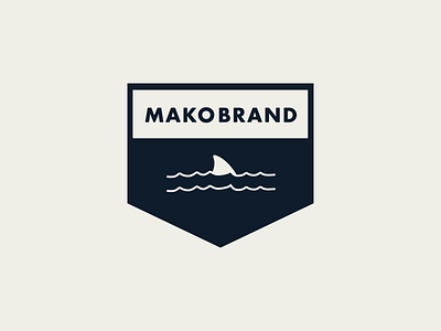 Mako Spring 2016 Patch clothing mako makobrand patch sharkfin