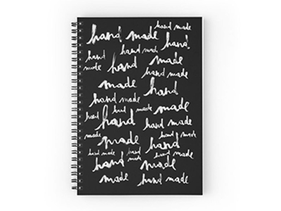 Notebooks blackandwhite graphicdesign handlettering lettering quote