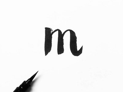 Aime blackandwhite graphicdesign handlettering handwriting lettering