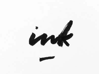 The ink blackandwhite graphicdesign handlettering lettering typography