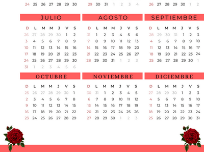 Segunda parte de calendario personalizado 2022 agenda personalizada calendario 2022 calendario personalizado dcouments emprendedoras novatas illustration inspiración mensajes positivos mujeres